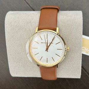 NWT Michael Kors Brown Pyper Watch MK2740